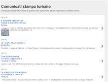 Tablet Screenshot of comunicati-stampa-turismo.blogspot.com