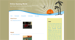 Desktop Screenshot of online-gaming-world.blogspot.com