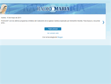 Tablet Screenshot of catecismo-radiomaria.blogspot.com