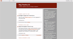 Desktop Screenshot of blogtimelinesg.blogspot.com