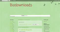 Desktop Screenshot of biodownloads.blogspot.com