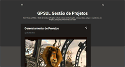Desktop Screenshot of gpsul.blogspot.com