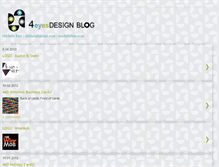 Tablet Screenshot of 4eyesdesignstudio.blogspot.com
