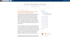 Desktop Screenshot of jason-pearson-online.blogspot.com