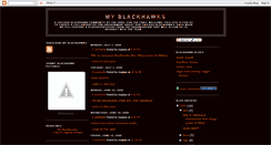 Desktop Screenshot of myblackhawks.blogspot.com