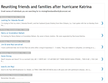 Tablet Screenshot of missingfriendsandfamily.blogspot.com
