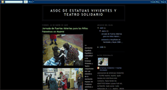 Desktop Screenshot of estatuasvivientesyteatrosolidario.blogspot.com