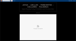 Desktop Screenshot of joyas-anillos-pendientes-joyeria.blogspot.com