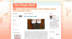Desktop Screenshot of nestingmadesimple.blogspot.com