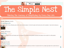 Tablet Screenshot of nestingmadesimple.blogspot.com