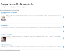 Tablet Screenshot of compartiendomispensamientos.blogspot.com