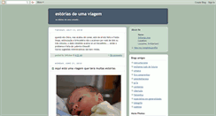 Desktop Screenshot of estoriasdeumaviagem.blogspot.com
