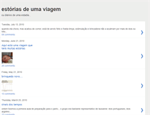 Tablet Screenshot of estoriasdeumaviagem.blogspot.com