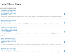 Tablet Screenshot of ladies-dress-shoes.blogspot.com
