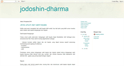 Desktop Screenshot of jodoshin-dharma.blogspot.com