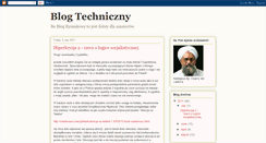 Desktop Screenshot of blogtechniczny.blogspot.com