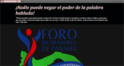 Desktop Screenshot of forodeoradorespanama.blogspot.com