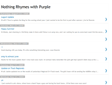 Tablet Screenshot of nothing-rhymes-with-purple.blogspot.com