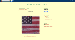 Desktop Screenshot of dustormucilage.blogspot.com