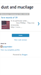 Mobile Screenshot of dustormucilage.blogspot.com