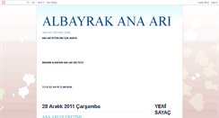 Desktop Screenshot of albayrak07.blogspot.com