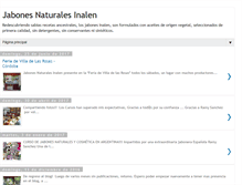 Tablet Screenshot of jabonesnaturalesinalen.blogspot.com