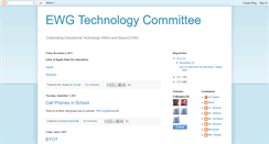 Desktop Screenshot of ewgtechnology.blogspot.com