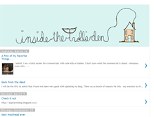 Tablet Screenshot of insidethetrollsden.blogspot.com