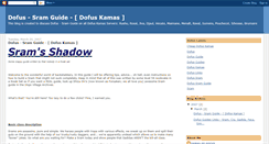 Desktop Screenshot of dofus-sram-guide.blogspot.com