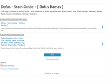 Tablet Screenshot of dofus-sram-guide.blogspot.com