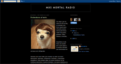 Desktop Screenshot of masmortalradio.blogspot.com