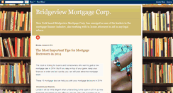 Desktop Screenshot of bridgeviewmortgagecorp.blogspot.com