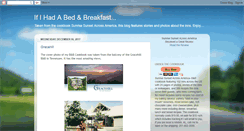 Desktop Screenshot of if-i-had-a-bed-n-breakfast.blogspot.com