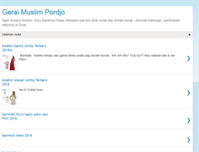 Tablet Screenshot of geraimuslimpordjo.blogspot.com