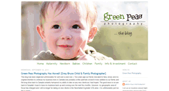 Desktop Screenshot of greenpeasphotography.blogspot.com