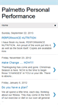 Mobile Screenshot of palmettpersonalperformance.blogspot.com