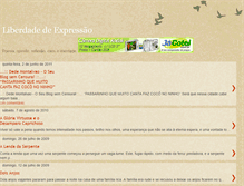 Tablet Screenshot of liberdadedeexpressao1.blogspot.com