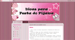 Desktop Screenshot of dicasparafestadopijama.blogspot.com