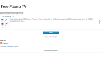 Tablet Screenshot of freeplasma-tv.blogspot.com