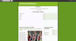 Desktop Screenshot of futurodelfutbol.blogspot.com