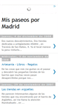 Mobile Screenshot of mispaseospormadrid.blogspot.com