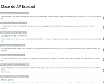 Tablet Screenshot of clasedeapespanol.blogspot.com