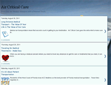 Tablet Screenshot of aircriticalcare.blogspot.com