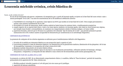 Desktop Screenshot of leucemiamieloidecronica.blogspot.com