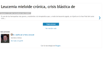 Tablet Screenshot of leucemiamieloidecronica.blogspot.com