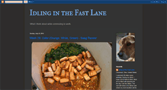 Desktop Screenshot of idlinginthefastlane.blogspot.com