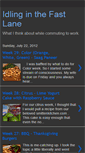 Mobile Screenshot of idlinginthefastlane.blogspot.com