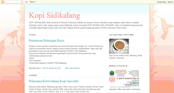 Desktop Screenshot of kopi-sidikalang.blogspot.com