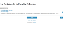 Tablet Screenshot of laomisiondelafamiliacoleman.blogspot.com