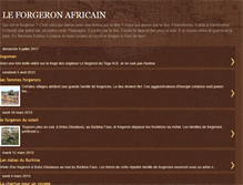 Tablet Screenshot of forgeronafricain.blogspot.com